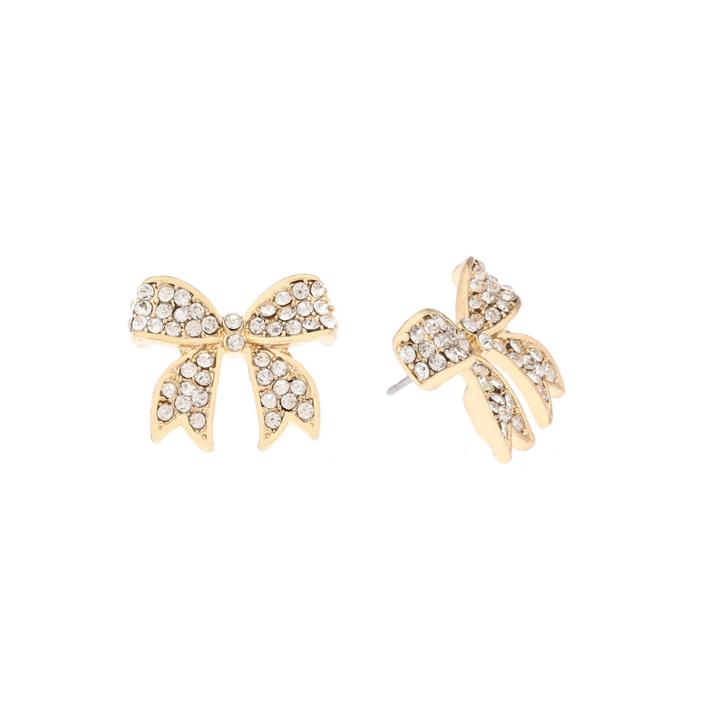 Liz Claiborne Round White Stud Earrings
