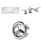 48-in. W 3h8-in. Ceramic Top Set In White Color -cupc Faucet Incl.