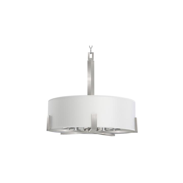 Jaelyn 5-light Silver Chandelier