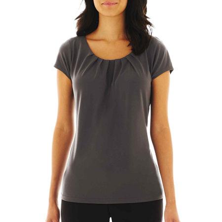 Worthington Short-sleeve Essential Tee - Petite