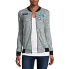 Miss Chevious Patch Bomber Jacket - Juniors