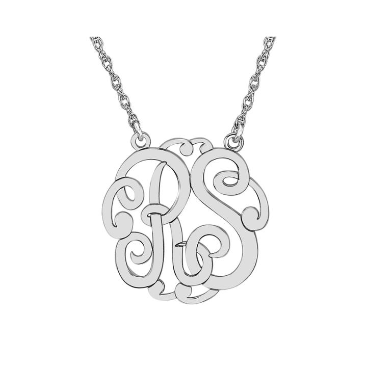 Personalized 25mm Monogram Necklace