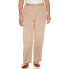 Alfred Dunner Woven Pull-on Pants-plus
