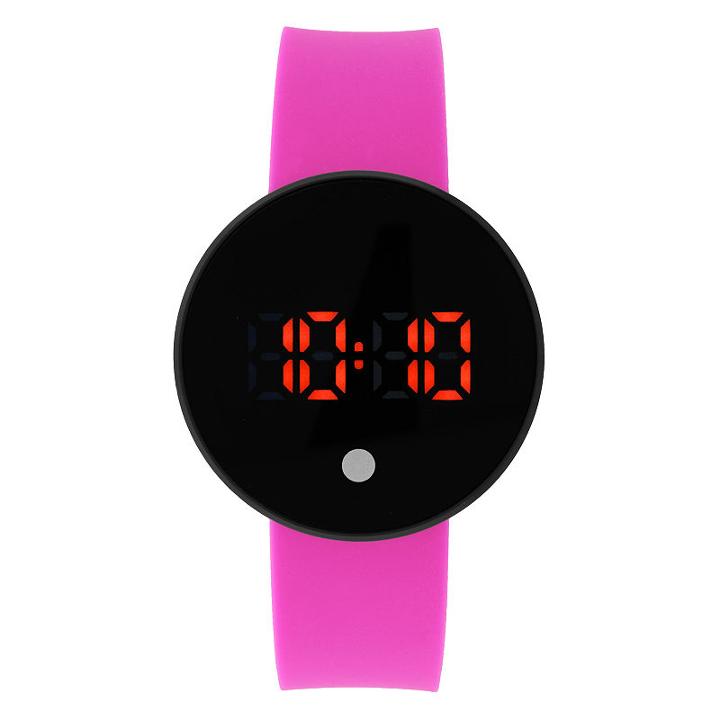 Unisex Pink Strap Watch-33814