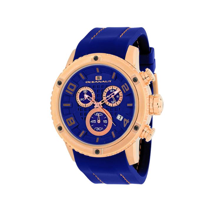 Oceanaut Mens Blue Strap Watch-oc3126r