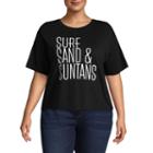 Surf, Sand & Suntans Tee - Juniors Plu