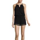 By & By Sleeveless Romper-juniors