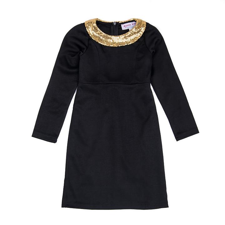 Mayah Kay Fashion Sequin-collar Sheath Dress
