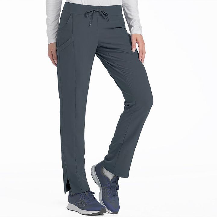 Med Couture 4-ever Flex Womens Elastic Waist Scrub Pants