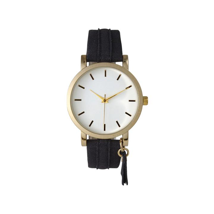 Olivia Pratt Tassle Charm Womens Gray Strap Watch-15984