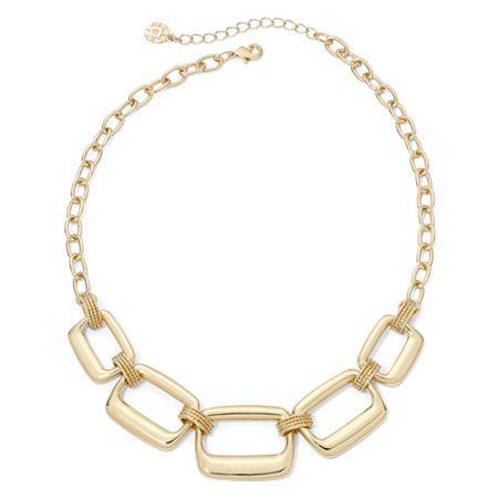 Monet Gold-tone Collar Necklace
