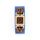 Mixit&trade; Womens Animal Print Square Dial Watch