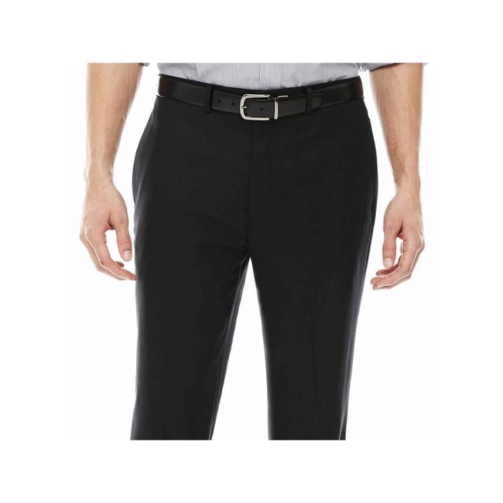 Claiborne Classic Fit Flat Front Pants