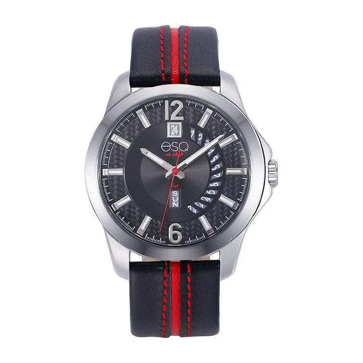 Esq Mens Black Strap Watch-37esq009001a
