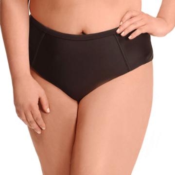 Paramour Solid High Waist Swimsuit Bottom-plus