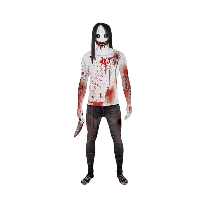 Jeff The Killer Adult Morphsuit Costume