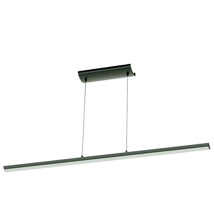 Eglo Pellaro Led 43 Inch Matte Black Linear Pendant Ceiling Light