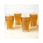 Cathy's Concepts Beer Pun Pilsner 4-pc. Beer Glass Set