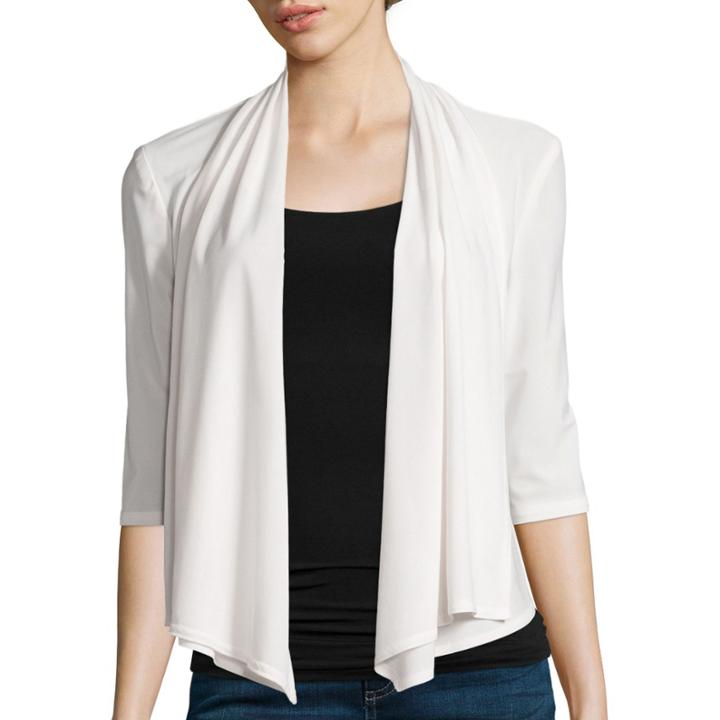 R & M Richards Drape Front Shrug