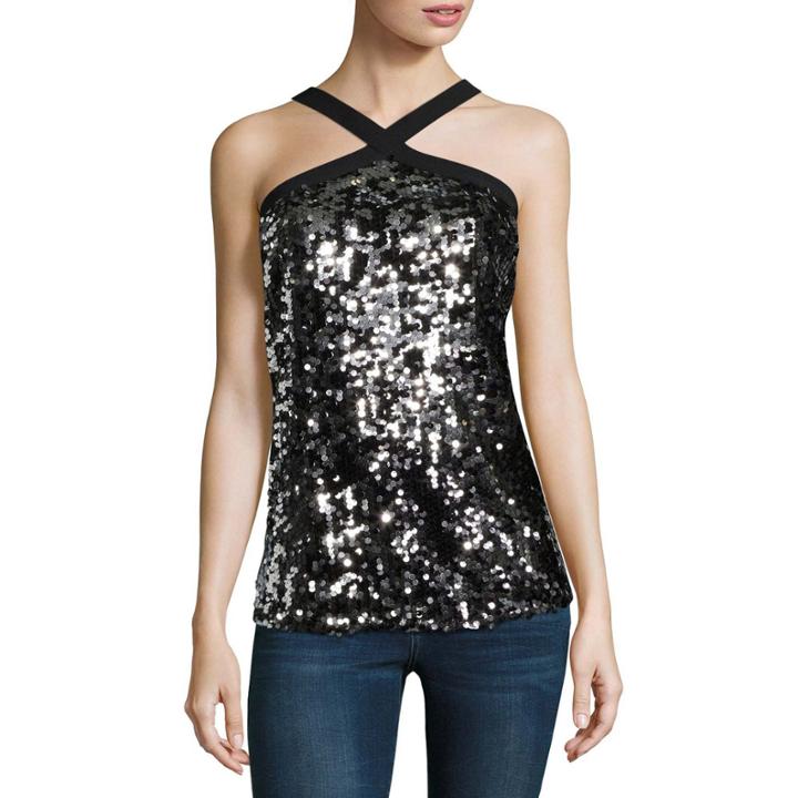 Libby Edelman Fringe Halter Top