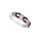 Levian Corp Le Vian Womens 1/2 Ct. T.w. Brown Diamond 14k Gold Cocktail Ring