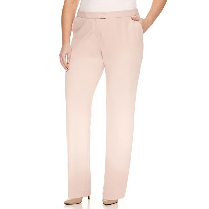 Worthington Extended Tab Stovepipe Trousers - Plus