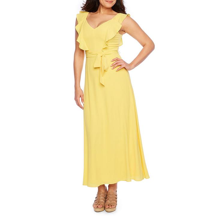 Premier Amour Short Sleeve Maxi Dress