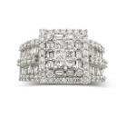 3 Ct. T.w. Diamond Engagement Ring 14k White Gold