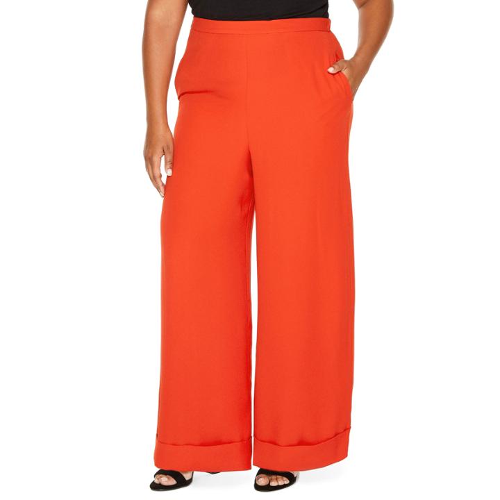 Tracee Ellis Ross For Jcp Bliss Cuff Trouser Pants - Plus