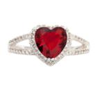 Sparkle Allure Sparkle Allure Womens 1/5 Ct. T.w. Lab Created Red Brass Cocktail Ring