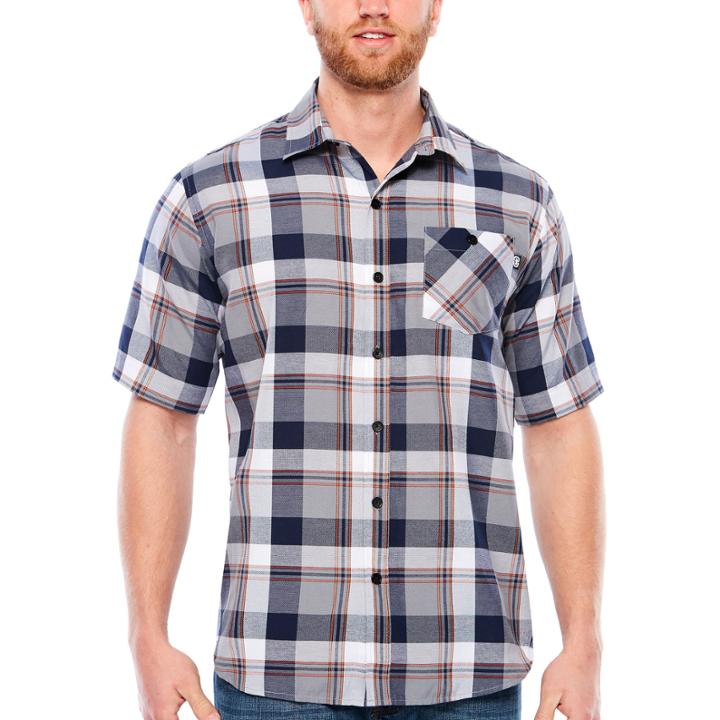 Ecko Unltd Button-front Shirt-big And Tall