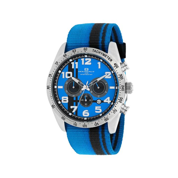 Oceanaut Mens Blue Strap Watch-oc3522