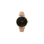 Olivia Pratt Womens Brown Strap Watch-17347beige
