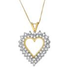 Womens 3 Ct. T.w. White Diamond 10k Gold Pendant Necklace