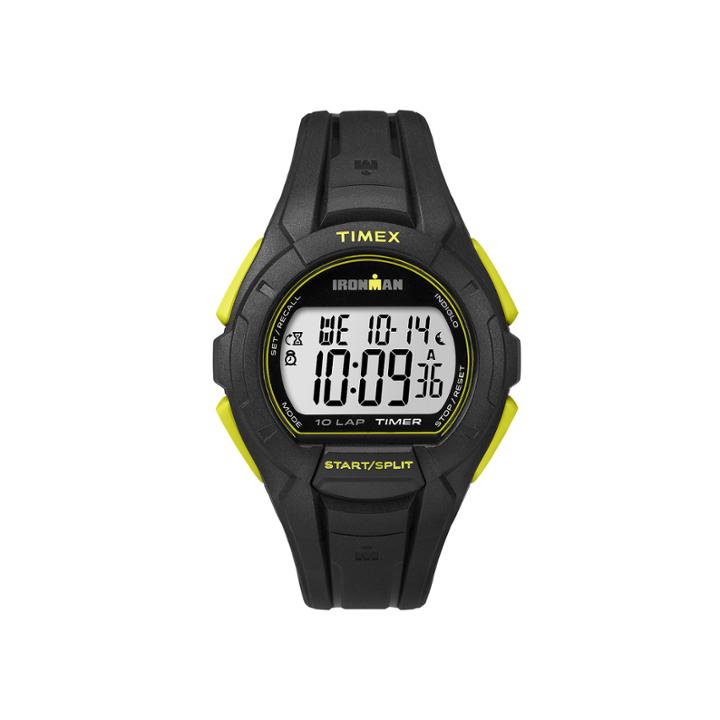 Timex Ironman Mens Black Resin Strap 10-lap Sport Watch Tw5k93800
