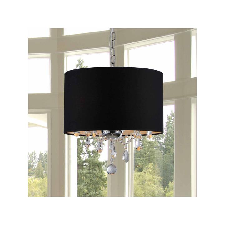 Warehouse Of Tiffany Brim 3-light Crystal Chandelier