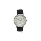 Olivia Pratt Womens Silver Tone Strap Watch-d60019blackwhite