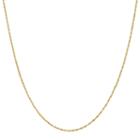 Solid Singapore 14 Inch Chain Necklace