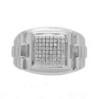 Mens 1/2 Ct. T.w. Round White Diamond