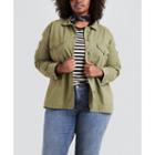 Levi's Embroidered Long Sleeve Button Front Shirt - Plus