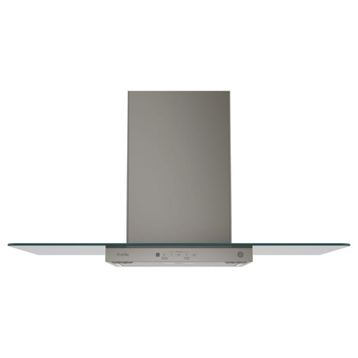 Ge Profile&trade; 36 Wall-mount Chimney Range Hood With Glass Canopy - Pvw7361ejes