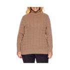 St. John's Bay Long Sleeve Turtleneck Pullover Sweater-plus