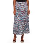 Black Label By Evan-picone Abstract Print Maxi Skirt