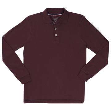 French Toast Ls Pique Polo