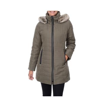 Fleet Street Quilt Faux Fur-lined Jacket