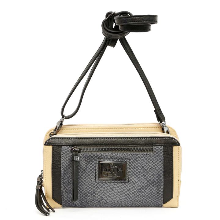 Nicole By Nicole Miller Poppy Double Crossbody Bag