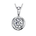 Sirena&trade; 1/8 Ct. T.w. Diamond 14k White Gold Pendant Necklace
