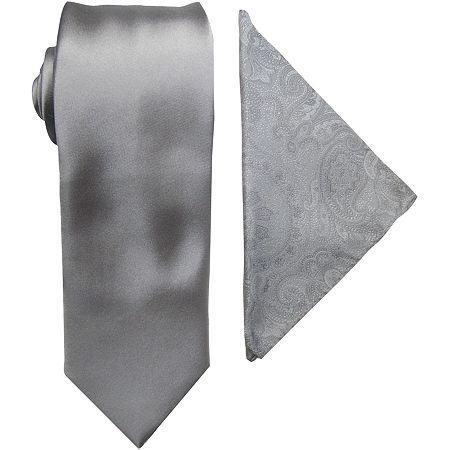 Jf J. Ferrar Tie And Pocket Square Set