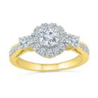 Promise My Love Womens 1 Ct. T.w. Diamond White Promise Ring