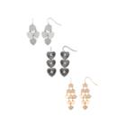 Decree 3-pc. Clear Earring Sets